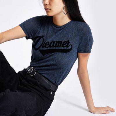 River Island Womens 'dreamer' Fitted T-shirt