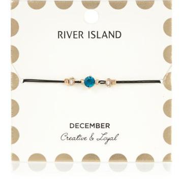 River Island Womens December Birthstone Bracelet