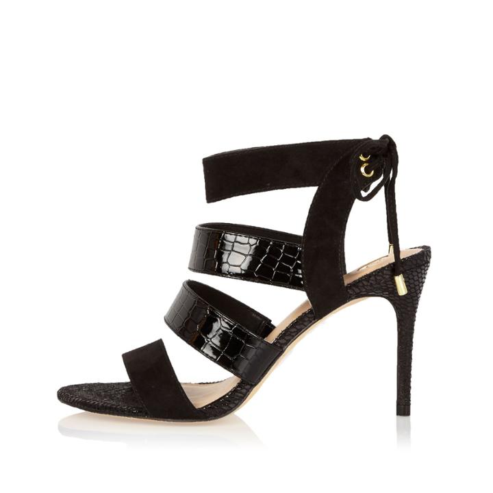 River Island Womens Patent Strappy Heels