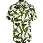 River Island Mens Only And Sons White Tropical Print Shirt