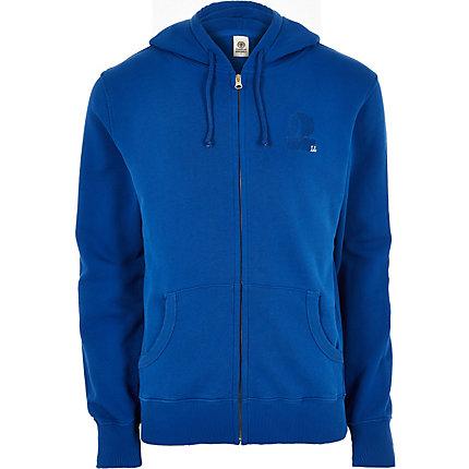 River Island Mens Franklin And Marshall Zip Hoodie