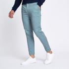 River Island Mens Pipe Skinny Fit Chino Trousers