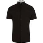 River Island Mens Smart Muscle Fit Short Sleeve Shirt