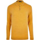 River Island Mens Selected Homme Knit Polo Shirt