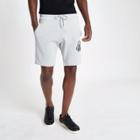 River Island Mens Embroidered Slim Fit Shorts