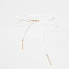 River Island Womens White Chain Front Bolo Choker