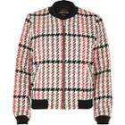 River Island Womens Classic Checked Bomber Jacket