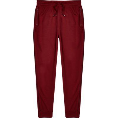 River Island Mens Piped Slim Fit Joggers