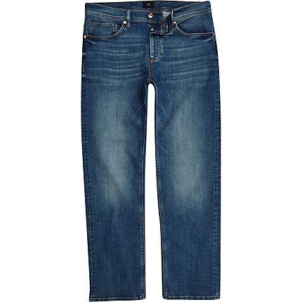River Island Mens Big And Tall Straight Leg Jeans