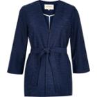 River Island Womens Jersey Belted Jacket