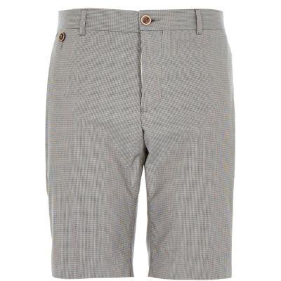 River Island Mens Tailored Houndstooth Shorts