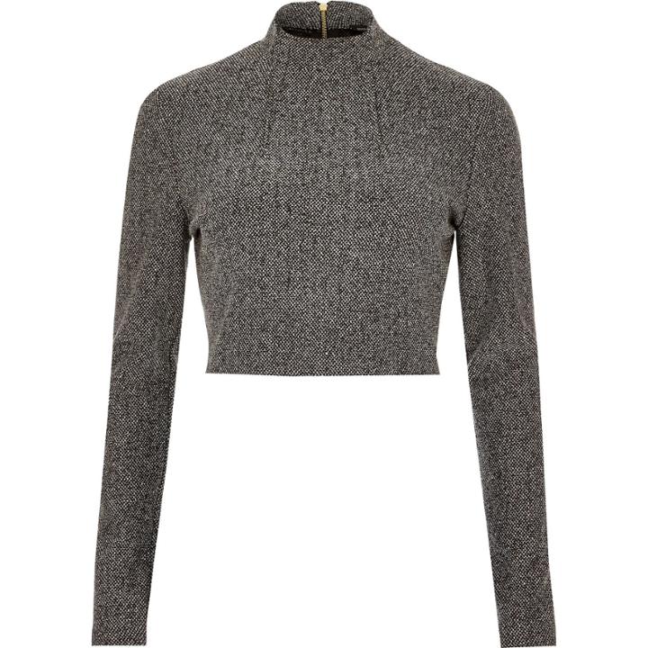 River Island Womens Woven Crop Top