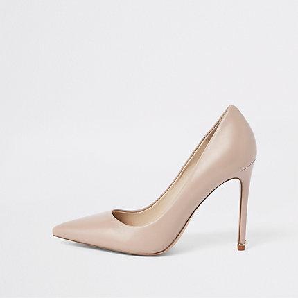 River Island Womens Leather Court Shoes