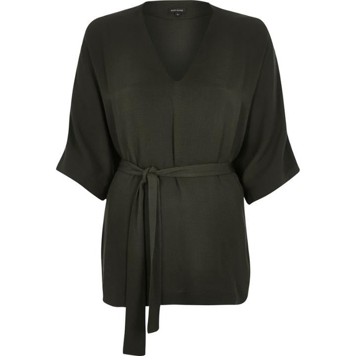 River Island Womens Belted Kimono Top