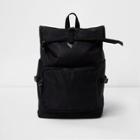 River Island Mens Roll Top Backpack