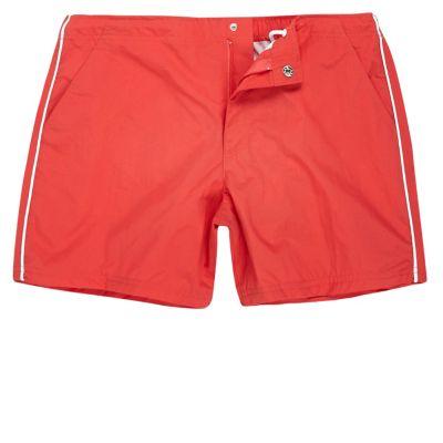 River Island Mens Side Stripe Swim Trunks