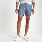 River Island Mens Stripe Slim Fit Shorts