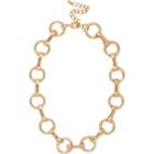 River Island Womens Gold Tone Luxe Link Chain Necklace