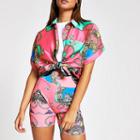 River Island Womens Chain Print Cycle Shorts
