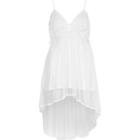 River Island Womens White Lace Longline Cami Top
