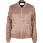 River Island Womens Satin Bomber Jacket