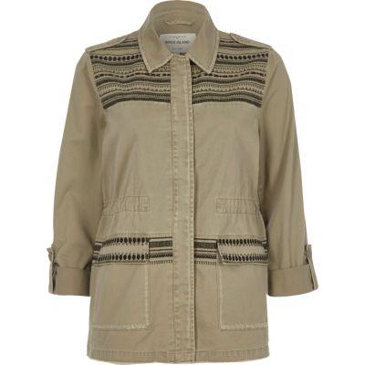 River Island Womens Studded Army Jacket