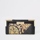 River Island Womens Print Quilted Fold Out Purse
