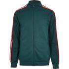 River Island Mens Tape Side Zip Track Jacket