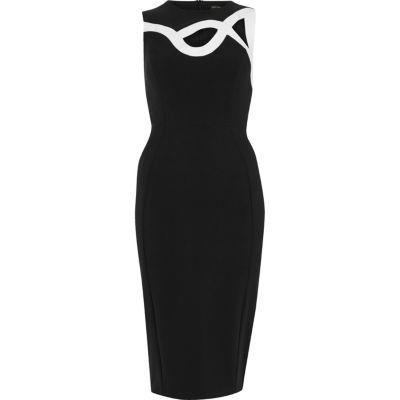 River Island Womens Swirly Bodycon Dress