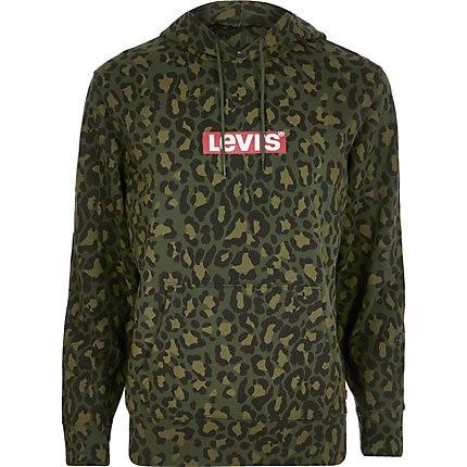 Mens Levi's Camo Logo Hoodie