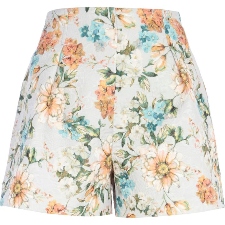 River Island Womens Floral Print High Waisted Shorts