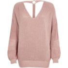 River Island Womens Back Ring Detail Sweater