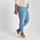River Island Womens Plus Faux Pearl Side Molly Jeggings