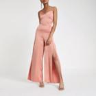 River Island Womens Strappy Cami Split Leg Jumpsuit