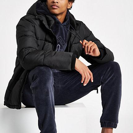 River Island Mens Padded Puffer Coat