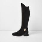 River Island Womens Wide Fit Knee High Riding Boots
