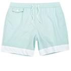 River Island Menslight Stripe Panel Swim Trunks