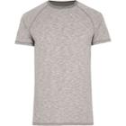 River Island Mens Marl Short Sleeve Raglan T-shirt