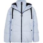 River Island Womens Double Layer Hooded Puffer Jacket