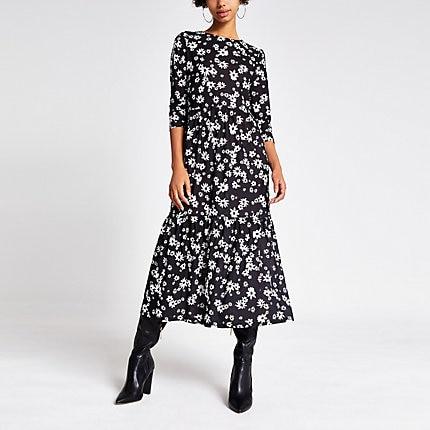 River Island Womens Floral Smock Dress