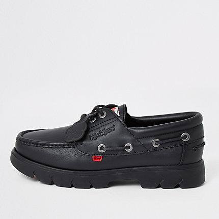 Mens Kickers Lennon Leather Boat Shoes