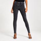 River Island Womens Snake Print Mid Rise Molly Jeggings