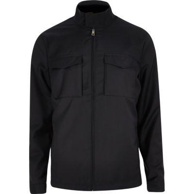 River Island Mens Casual Double Pocket Harrington Jacket