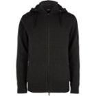 River Island Mens Hooded Contrast Padded Knit Jacket