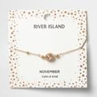 River Island Womens Gem November Birthstone Bracelet