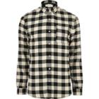River Island Mens Casual Check Muscle Fit Shirt