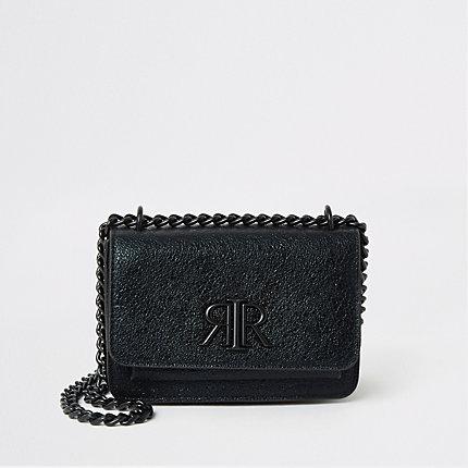 River Island Womens Textured Ri Underarm Mini Satchel Bag
