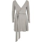 River Island Womens Rib Wrap Ballet Mini Dress