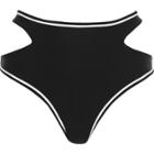 River Island Womens Cut Out High Waisted Bikini Bottoms