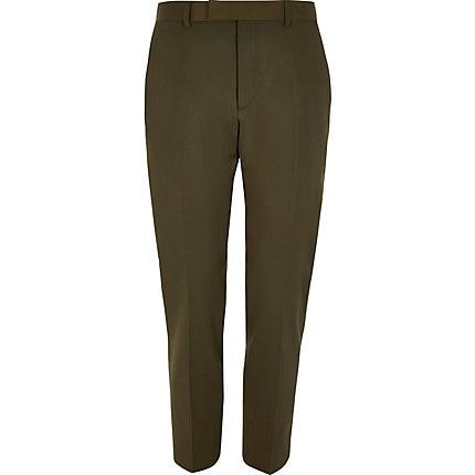River Island Mens High Shine Skinny Stretch Suit Pants